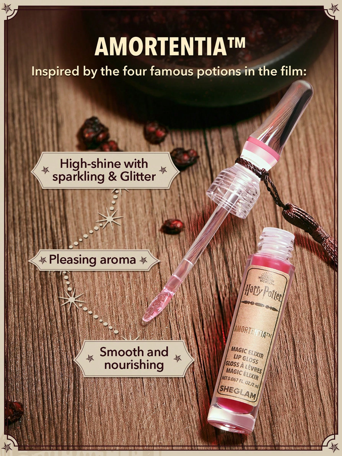 Harry Potter™ X SHEGLAM Magic Elixir Lip Gloss-Amortentia™ — image 13