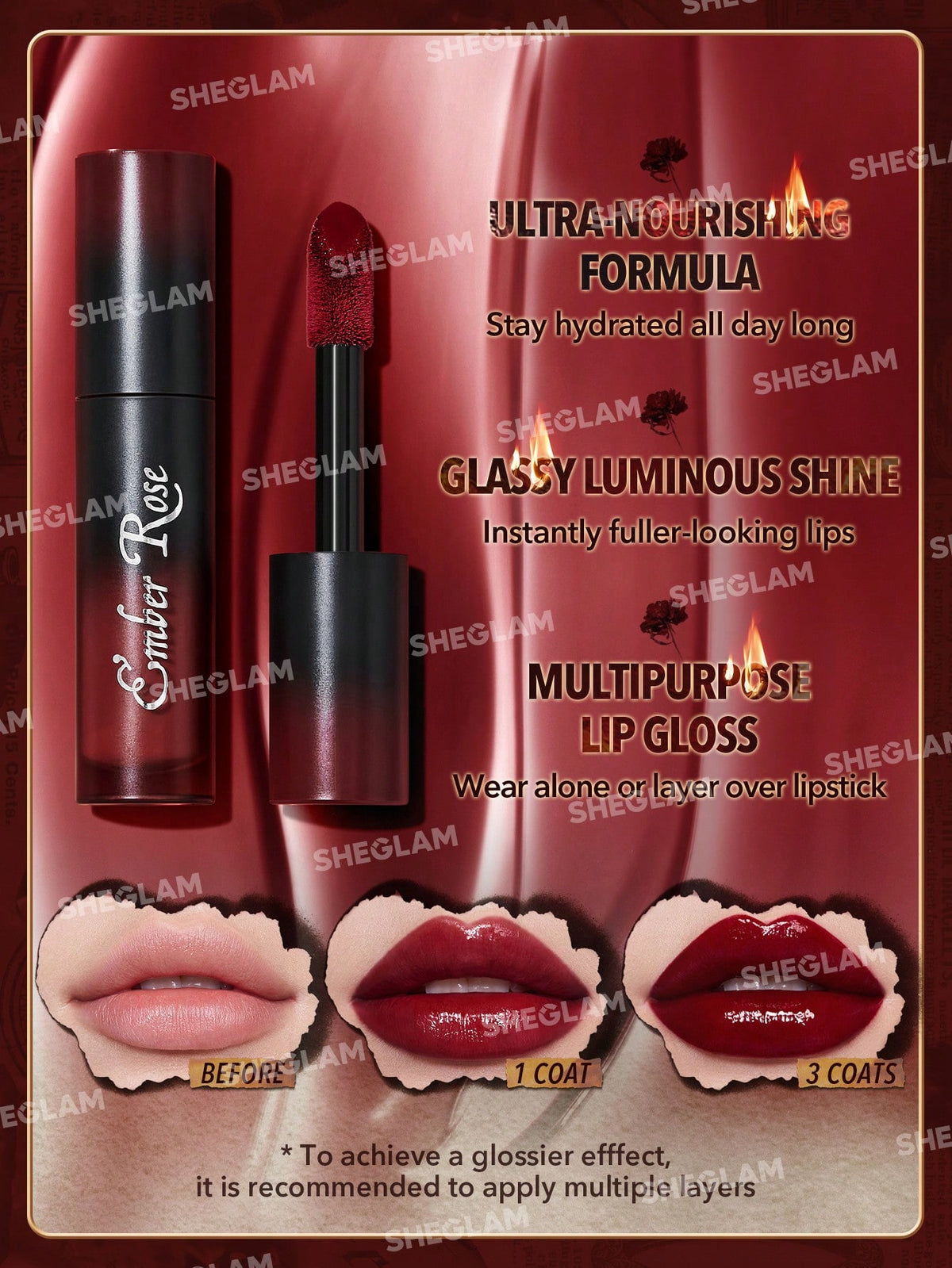 Ember Rose Immortal Love Nourishing Lip Gloss — image 30