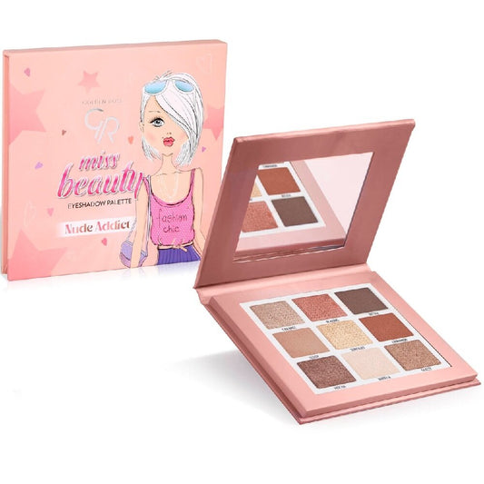 Golden Rose Miss Beauty Nude Addict Eyeshadow Palette 11.7g — image 1